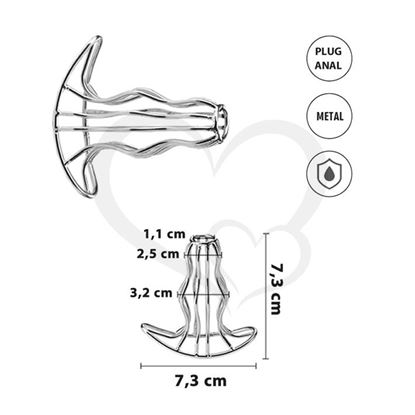 Plug anal hueco de metal Small